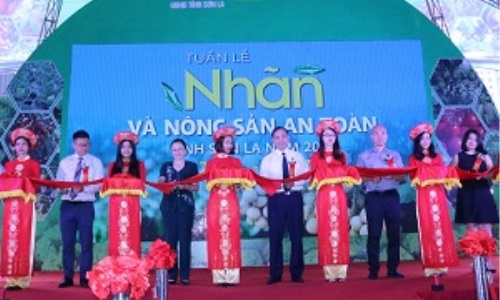 Khai mạc Tuần lễ Nhãn và Nông sản an toàn tỉnh Sơn La năm 2018